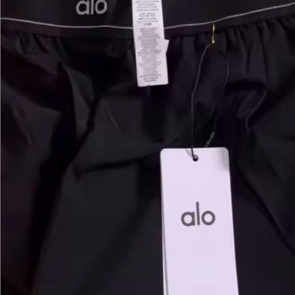 ALO Yoga Dark Blue/ black & grey Track Pants - Picture 2 of 2